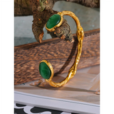 Pulseira com Pedra Natural Verde